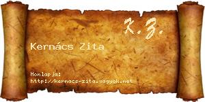 Kernács Zita névjegykártya